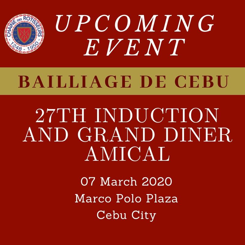 Cebu: 27th Induction and Grand Diner Amical